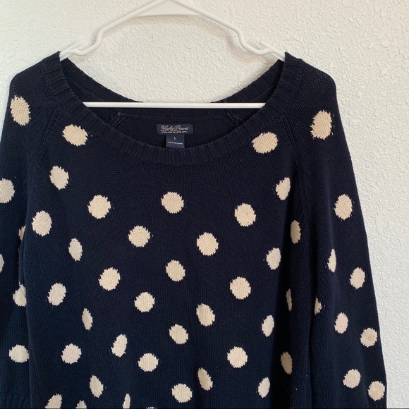 Lucky Brand Polka dot sweater - Picture 4 of 13
